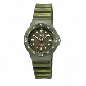 Reloj Q&Q para dama – V07A-012VY – analógico verde