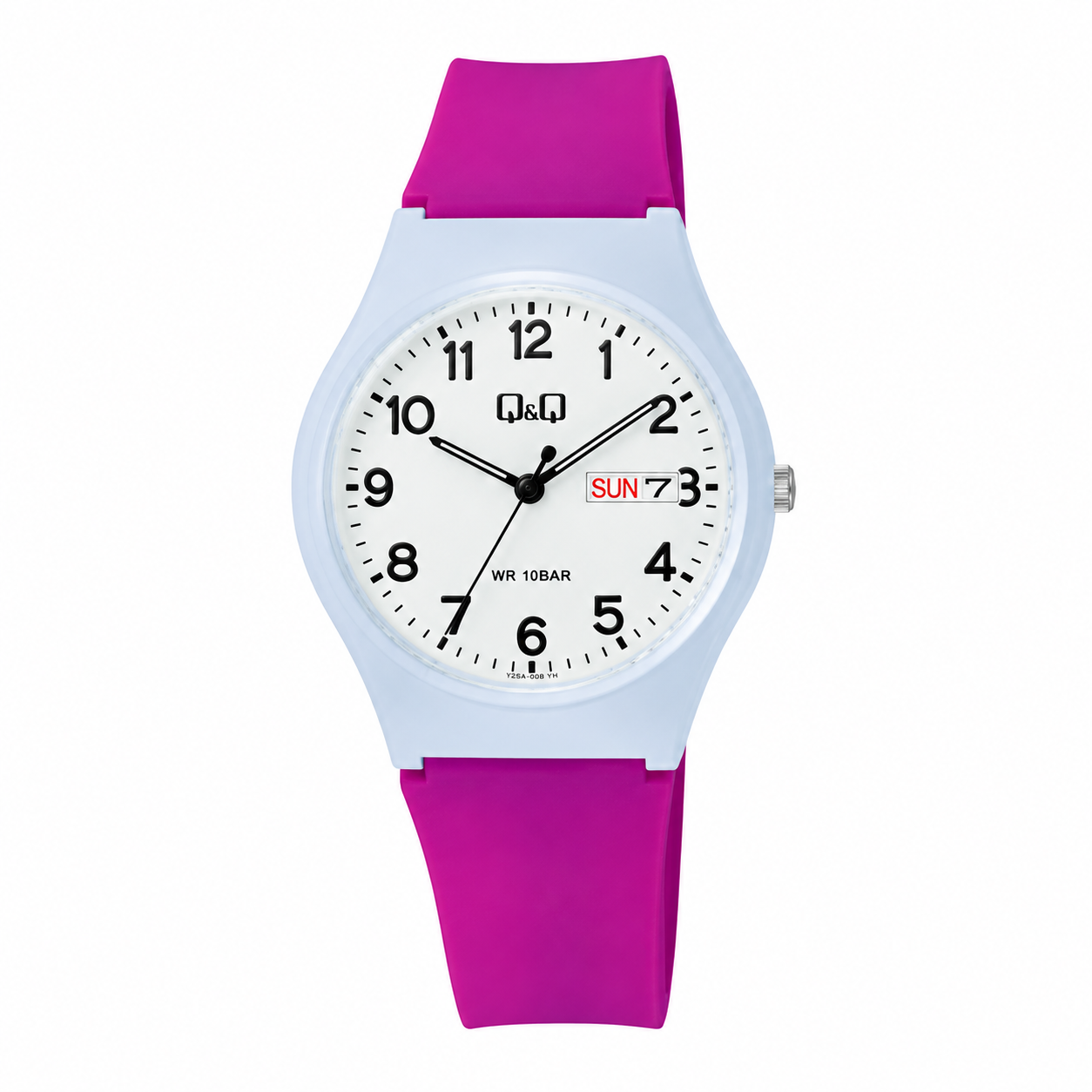 Reloj Q&Q para dama - V39A-001VY - analógico rosado y azul