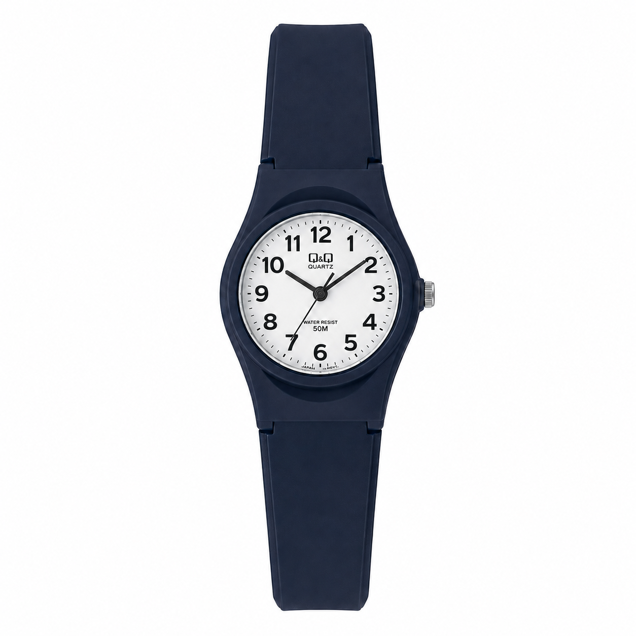 Reloj Q&Q para dama - VQ87J004Y - analógico negro y plateado
