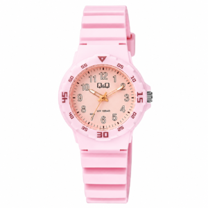Reloj Q&Q para dama – VR19J017Y – analógico rosado con blanco