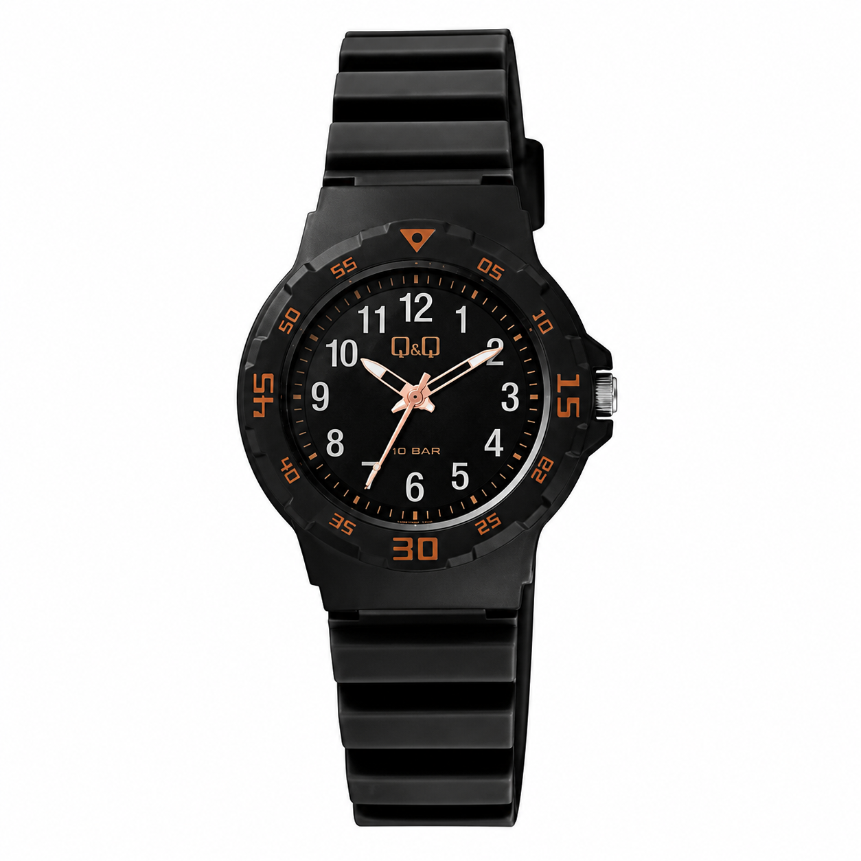 Reloj Q&Q para dama - VR19J019Y - analógico negro y azul