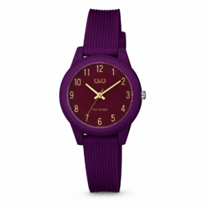 Reloj Q&Q para dama – VS13J007Y – analógico rosado y negro