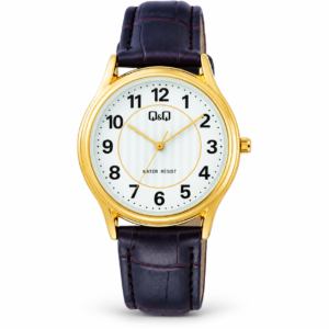 Reloj Q&Q para caballero – C48A-003PY – correa azul oscuro y esfera crema