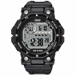 Reloj Q&Q para caballero – G28A-001VY – negro con detalles grises