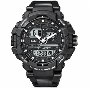 Reloj Q&Q para caballero – GW86J010Y – deportivo negro