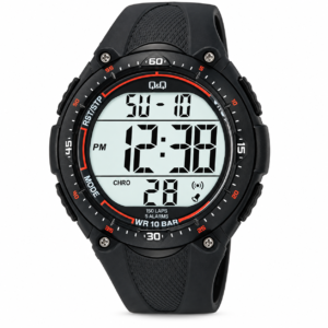 Reloj Q&Q para caballero – M010J001Y – pantalla digital redonda negra