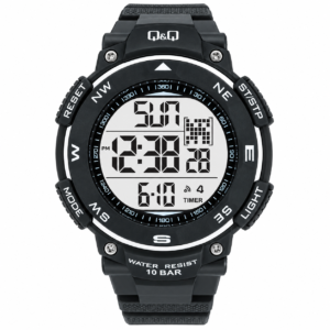 Reloj Q&Q para caballero – M124J002Y – pantalla digital negra y blanca