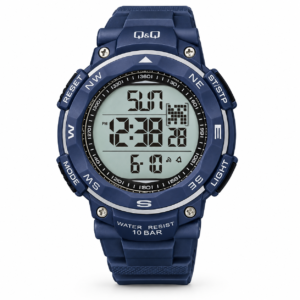 Reloj Q&Q para caballero – M124J006Y – azul con pantalla digital