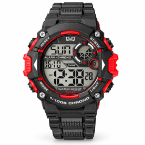 Reloj Q&Q para caballero – M146J003Y – negro con detalles rojos