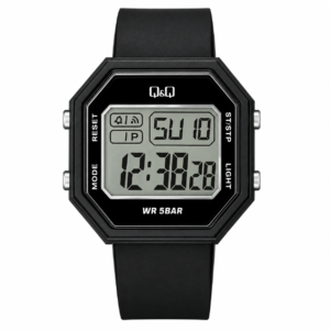 Reloj Q&Q para caballero – M206J001Y – pantalla digital cuadrada negra