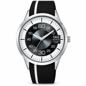 Reloj Q&Q para caballero – Q982-302Y – correa negra y esfera blanca