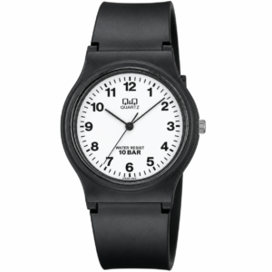 Reloj Q&Q para caballero – VP46J001Y – correa negra y esfera blanca