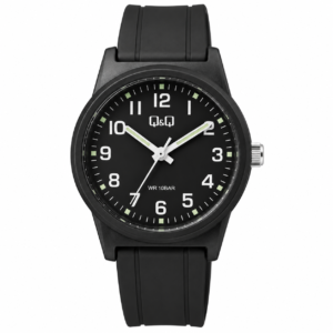 Reloj Q&Q para caballero – VR35J027Y – correa negra y esfera gris