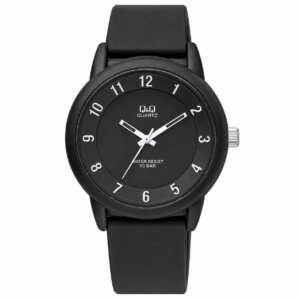 Reloj Q&Q para caballero – VR52-011Y – correa negra y esfera gris