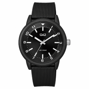 Reloj Q&Q para caballero – VR52-012Y – correa negra y esfera negra