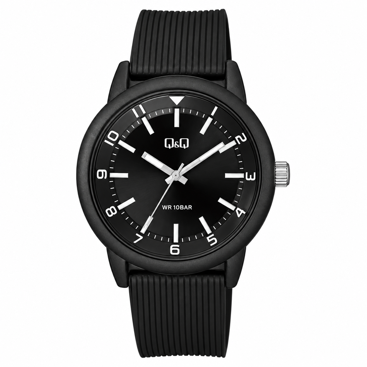 Reloj Q&Q para caballero - VR52-012Y - correa negra y esfera negra