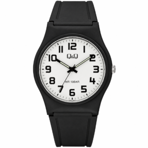 Reloj Q&Q para caballero – VS42J001Y – correa negra y esfera blanca