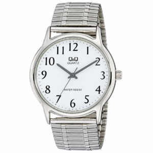 Reloj Q&Q para caballero – VY28J204Y – plateado con esfera blanca