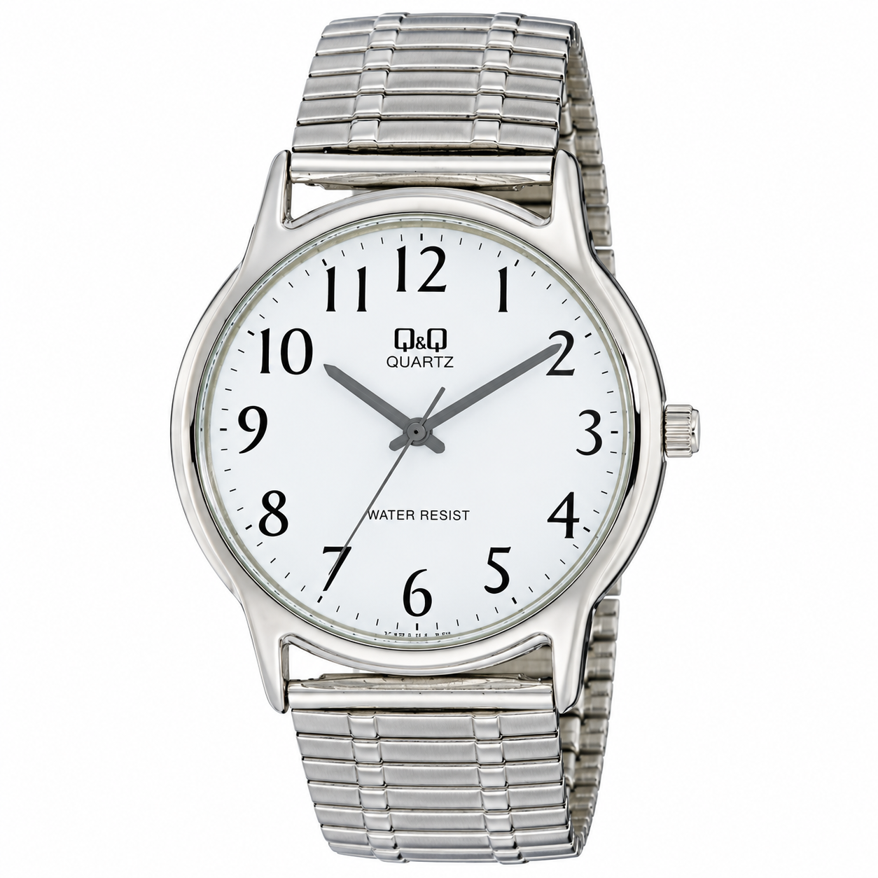 Reloj Q&Q para caballero - VY28J204Y - plateado con esfera blanca